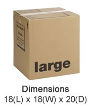 Large Cardboard Boxes - Seaton Self Storage, East Devon
